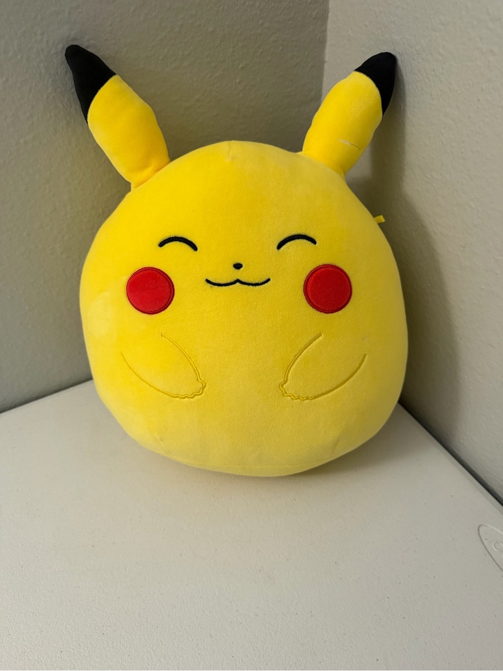 Pikachu Yellow Plush Pillow - Cute Kids Stuffed Toy